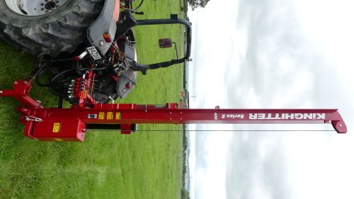 Kinghitter post driver with 300mm mast shift option