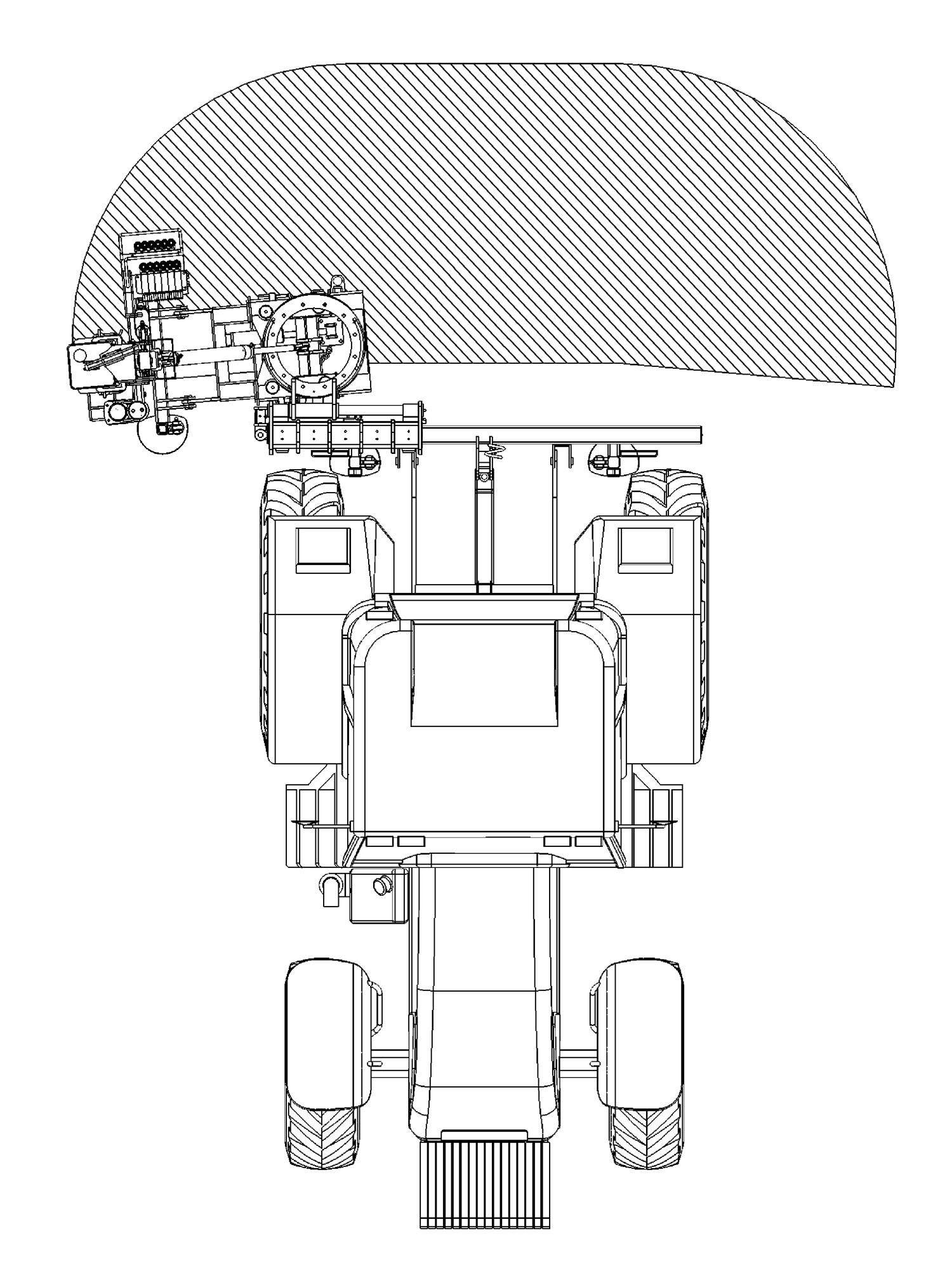 6.8 Square meters of working area diagram